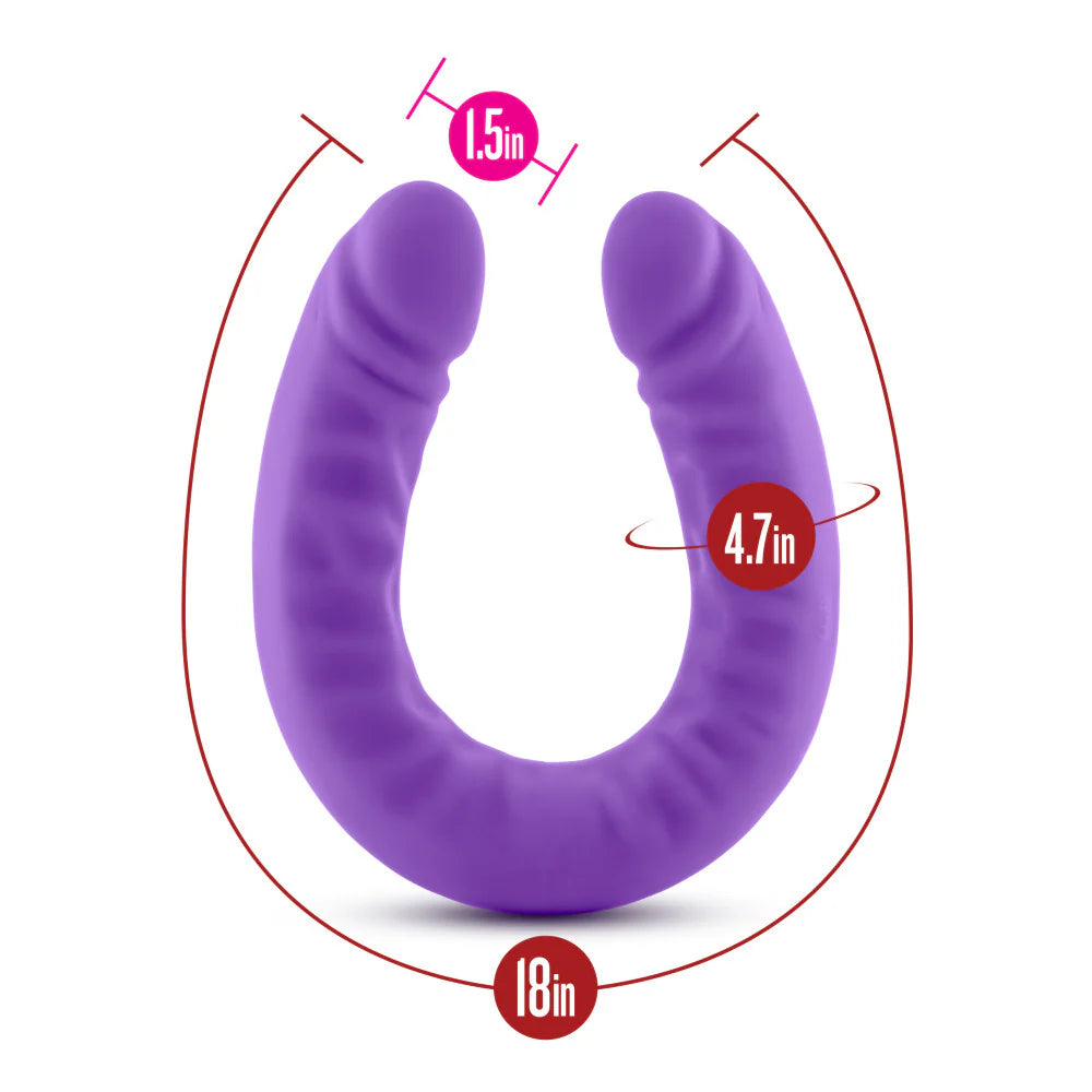 Double Dildo Purple - Ruse by Blush -
45 cm