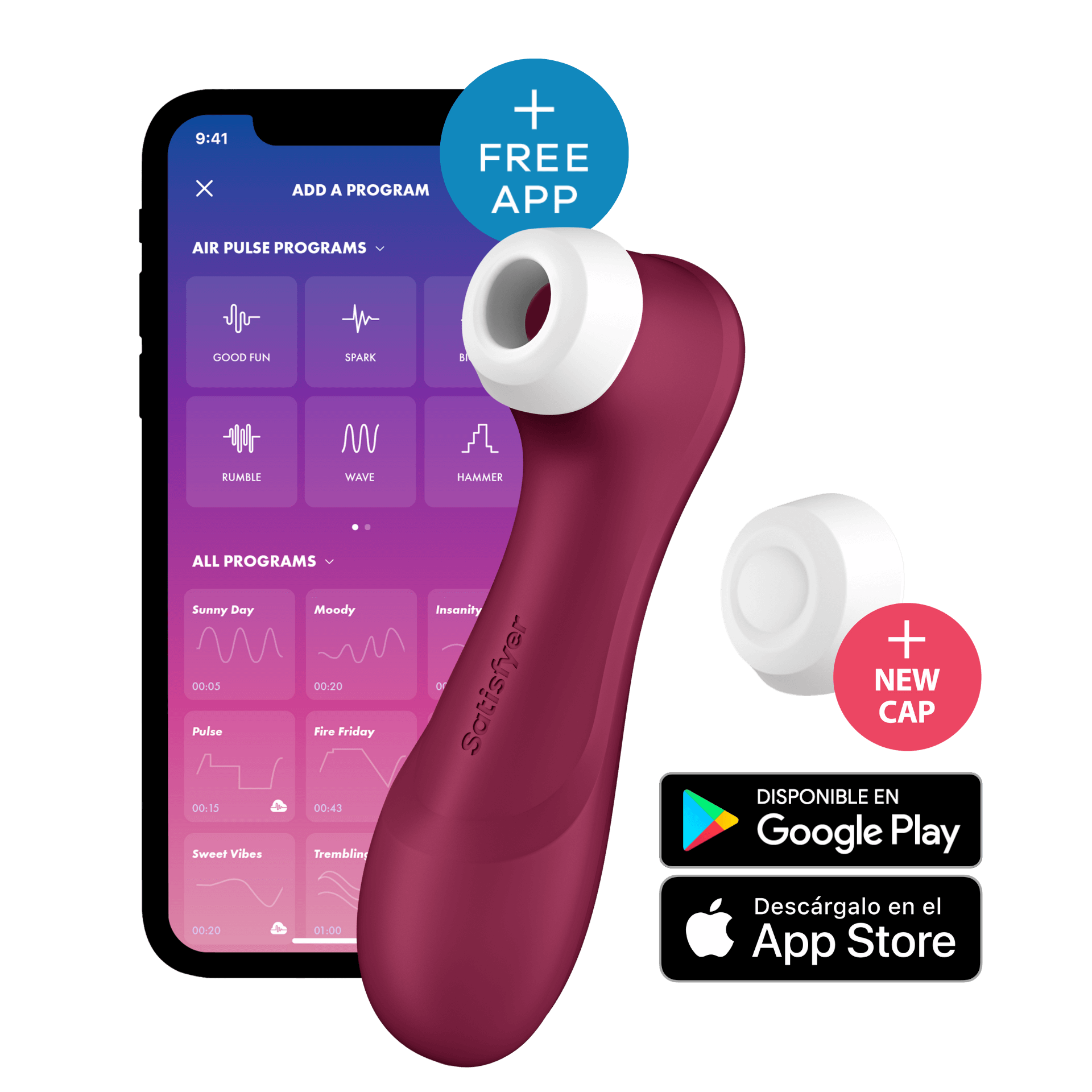 Satisfyer Pro 2 Generation 3 - Granate (Con App)
