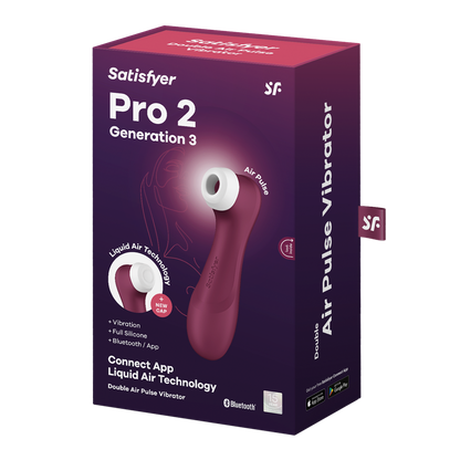 Satisfyer Pro 2 Generation 3 - Granate (Con App)