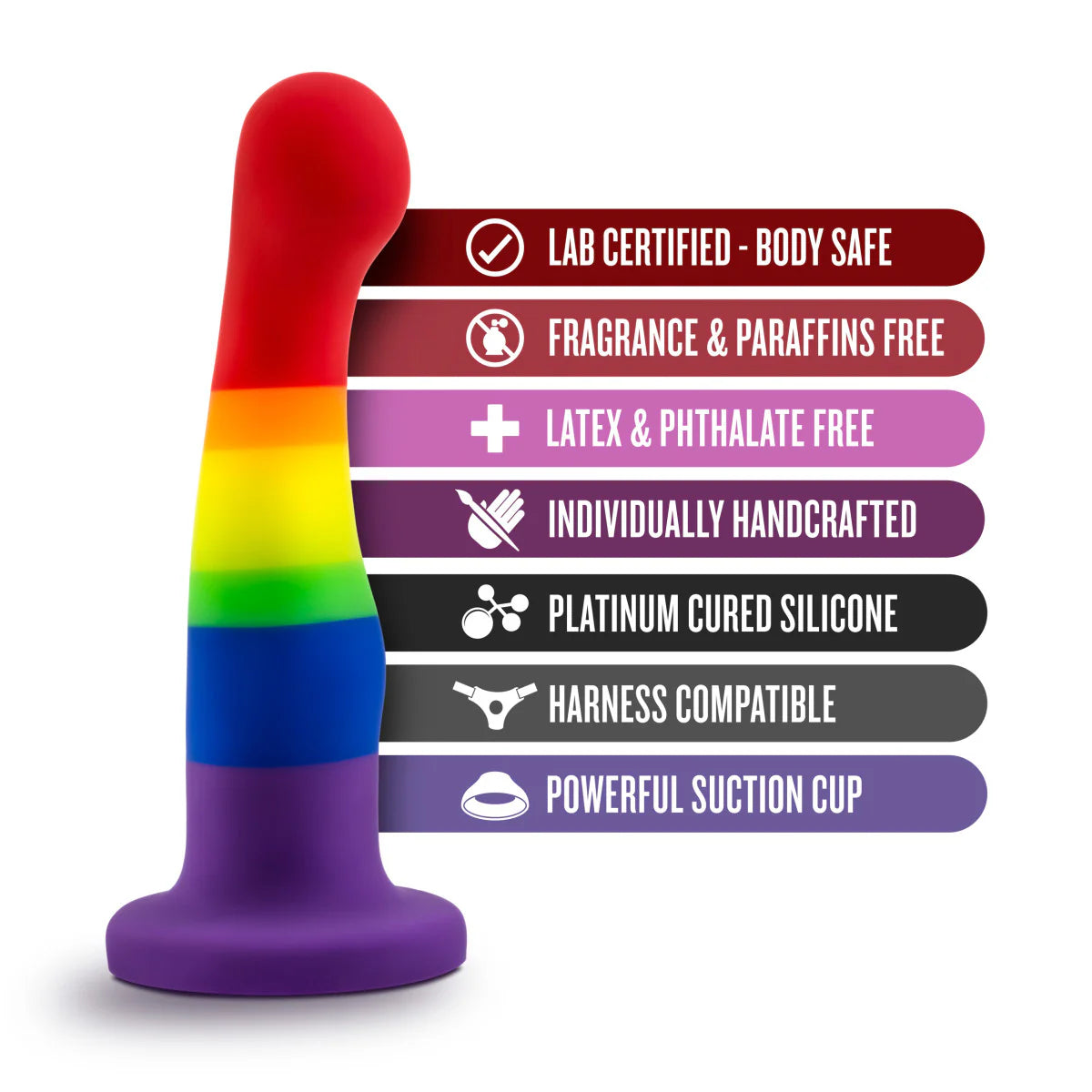 Dildo Pride P1 Freedom - Avant by Blush - 15.2 cm