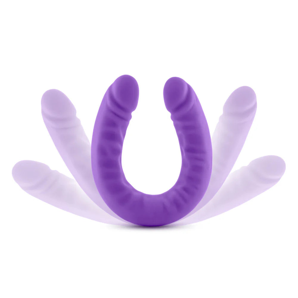 Double Dildo Purple - Ruse by Blush - 
45 cm