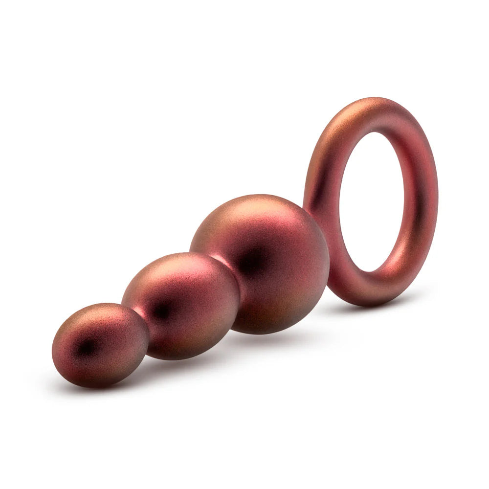 Anal Plug Beaded Loop Copper by Blush