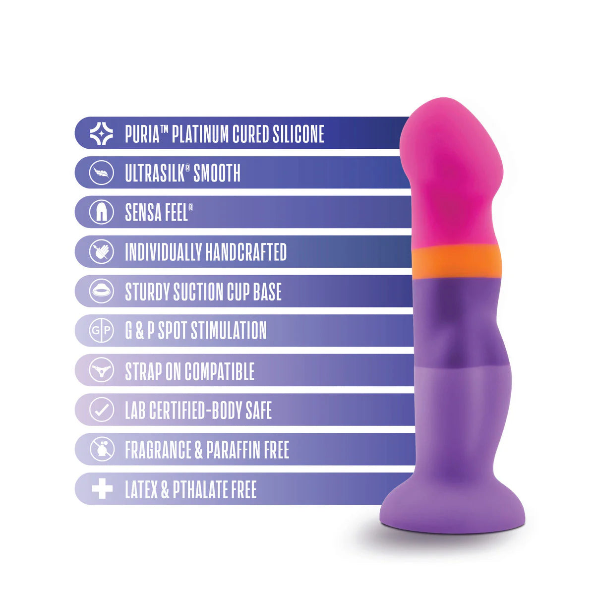 Dildo Summer Fling - Avant D3 by Blush - 20.3 cm