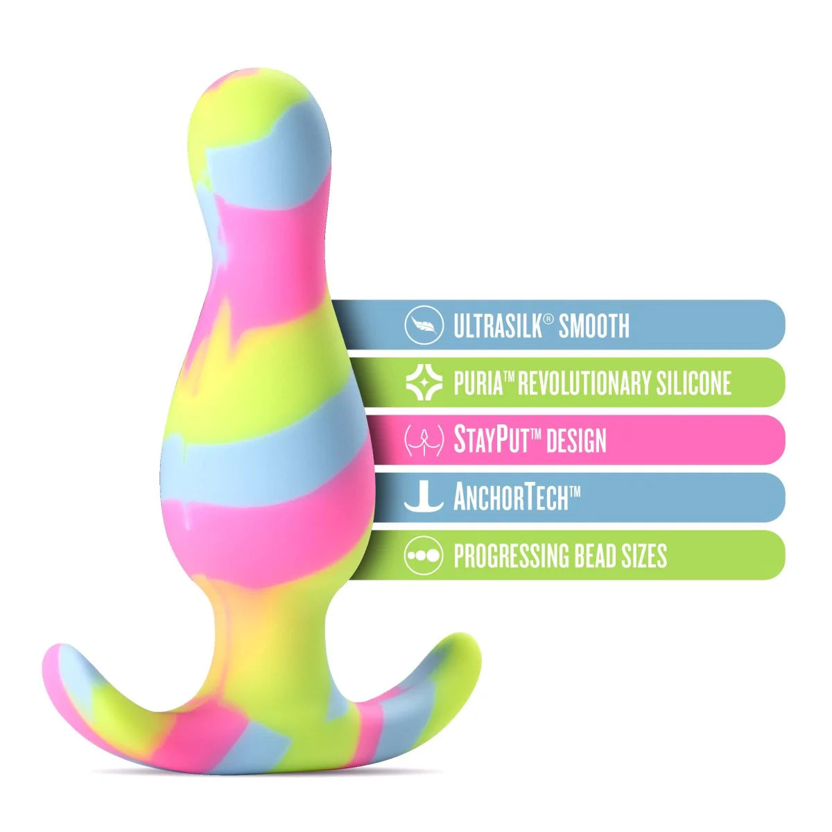 Anal Plug Blush - Avant Kaleido Lime