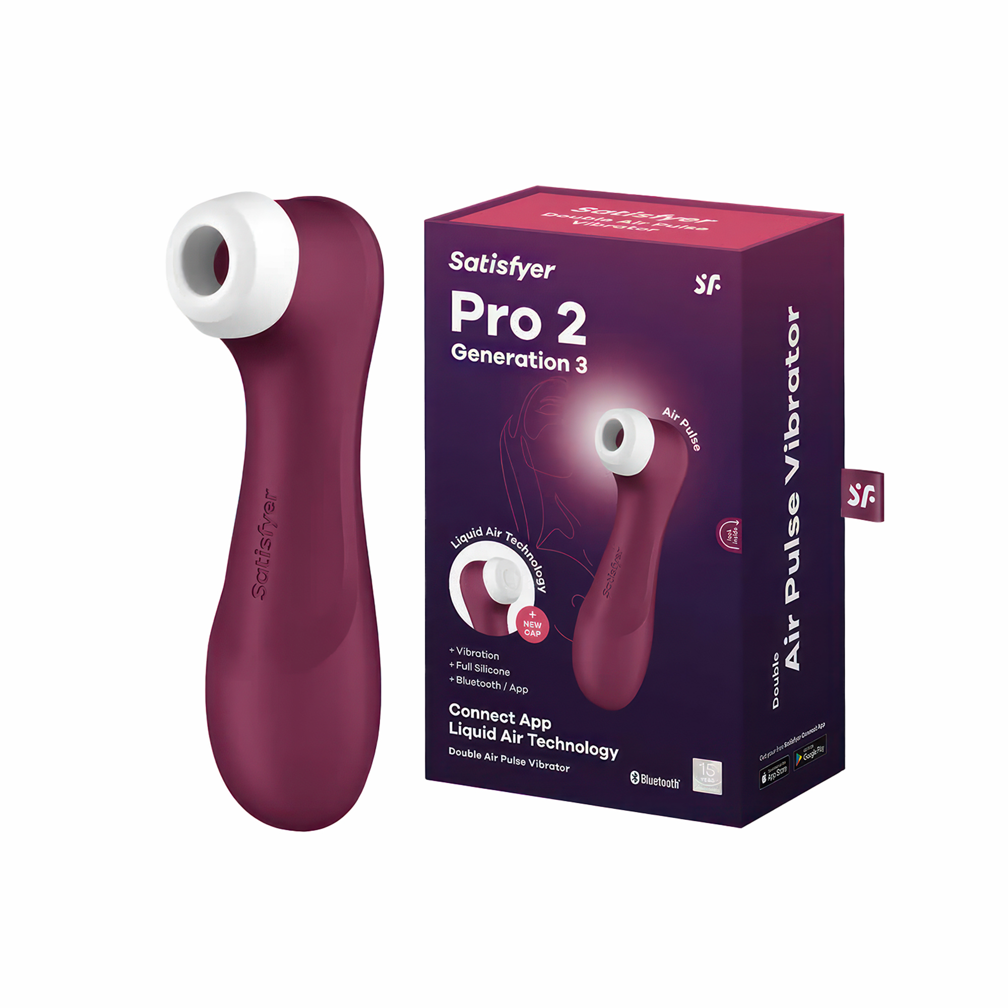 Satisfyer Pro 2 Generation 3 - Granate (Con App)